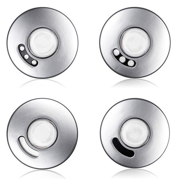 Set recipiente mirodenii ALTIMA cu suport negru, 17 piese