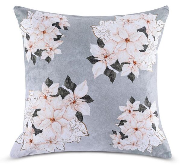 Set 3 feţe pernuţe POINSETTIA, 45 x 45 cm
