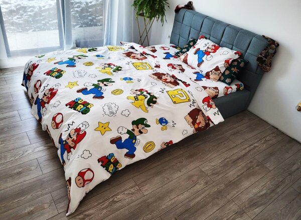 Lenjerie de pat Super Mario ( stoc limitat )