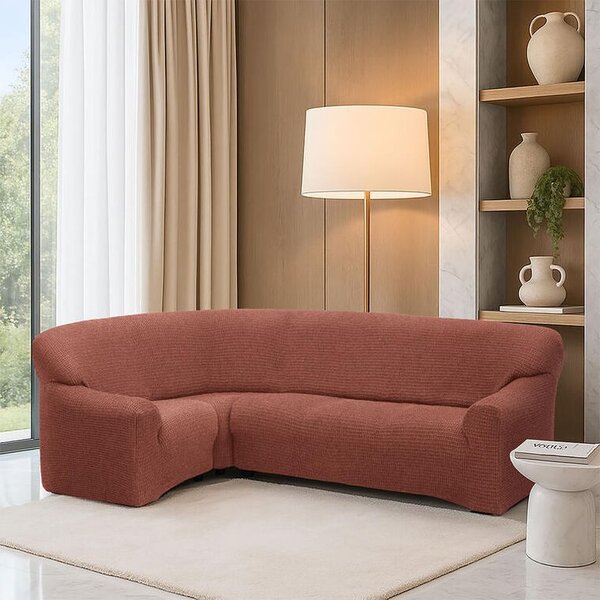 Huse super elastice RUBINIA cărămizii colţar (l. 340 - 540 cm)