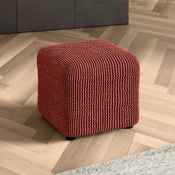 Huse bielastice COSTINA culoarea cupru taburet (40 x 40 x 40 cm)