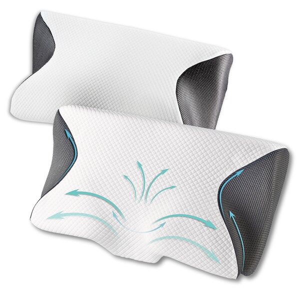 Set 2X perne ortopedice Suporto®️Wings din spuma cu memorie, cu extensii