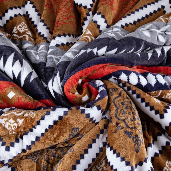 Set blăniţă miel AZTEC 2 buc