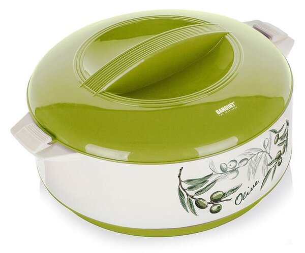 Bol termo cu capac OLIVES 1,5 l