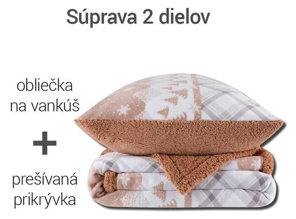 Set cu blăniţă TARTAN 2 buc