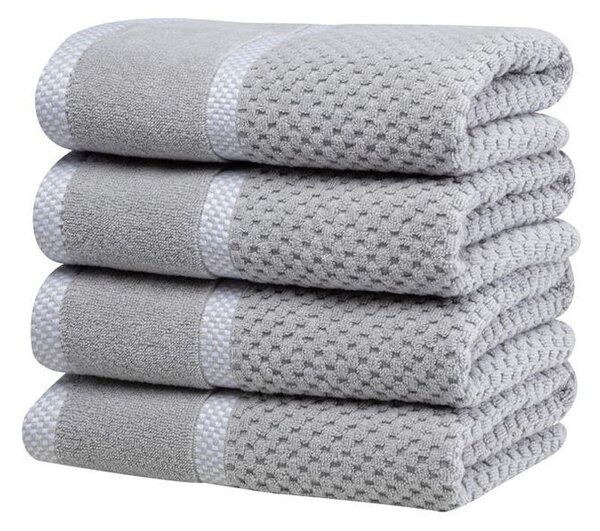 Set de prosoape din frotir MODENA gri 50 x 100 cm, 4 buc