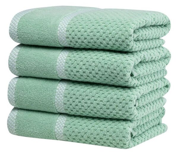 Set de prosoape din frotir MODENA verde 50 x 100 cm, 4 buc