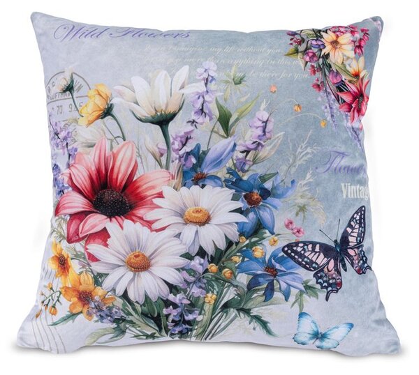 Set de 3 fețe pernuțe SPRING FLOWERS 45 x 45 cm