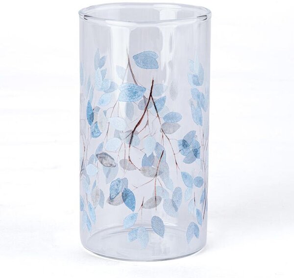 Pahar FLORI ALBASTRE 320 ml