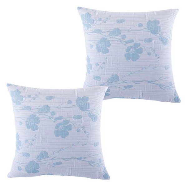 Set de 2 feţe pernuţe SOFIA albastru 40 x 40 cm
