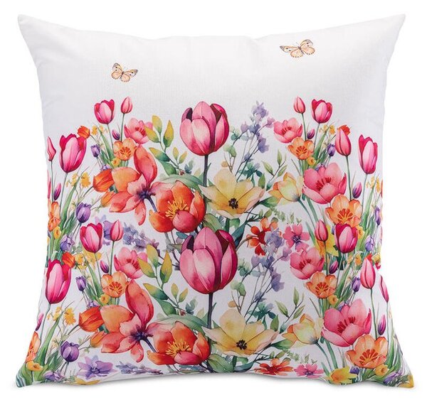 Set de 2 fețe pernuțe FLORI COLORATE 40 x 40 cm