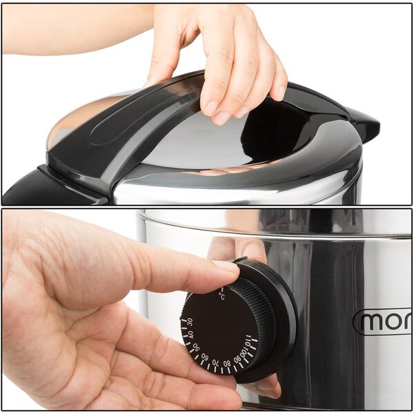Monzana Încălzitor pentru vin/ceai COZY, 20l, argintiu