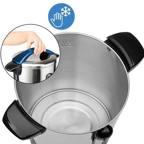 Monzana Încălzitor pentru vin/ceai COZY, 20l, argintiu