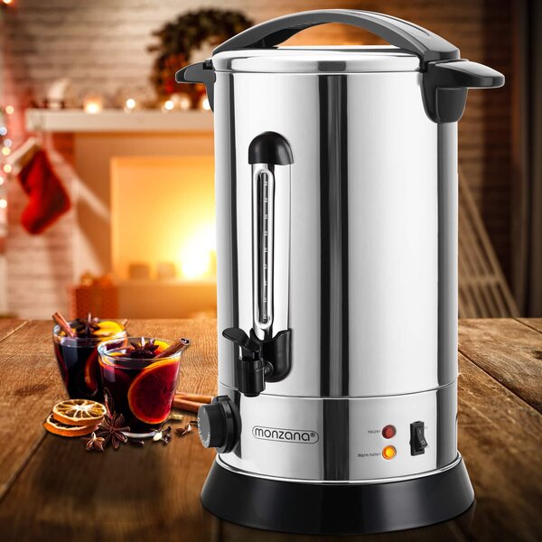 Monzana Încălzitor pentru vin/ceai COZY, 20l, argintiu