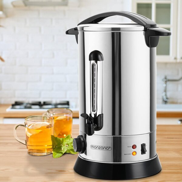 Monzana Încălzitor pentru vin/ceai COZY, 20l, argintiu