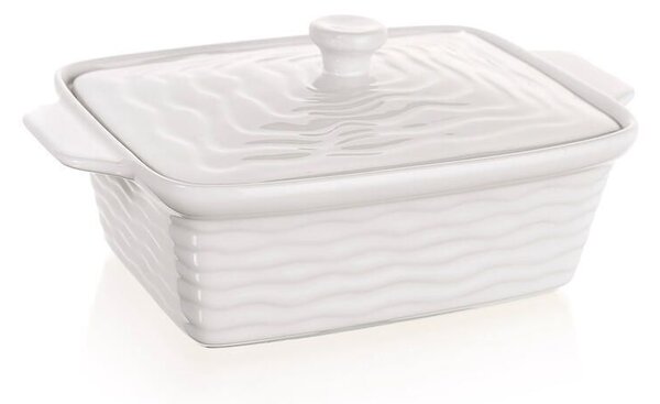 Formă dreptunghiulară de copt cu capac CULINARIA White 28 x 18 cm