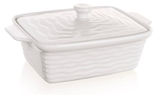 Formă dreptunghiulară de copt cu capac CULINARIA White 28 x 18 cm