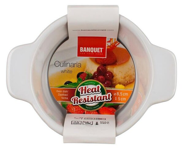 Formă rotundă de copt CULINARIA White diam. 8,5 cm