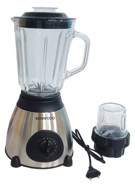 Blender Zdrobitor Gheata AT PERFORMANCE®, de masa, Inox, Cana sticla 1.5L, 5 trepe si 1 functie pulse, 2600w, Argintiu