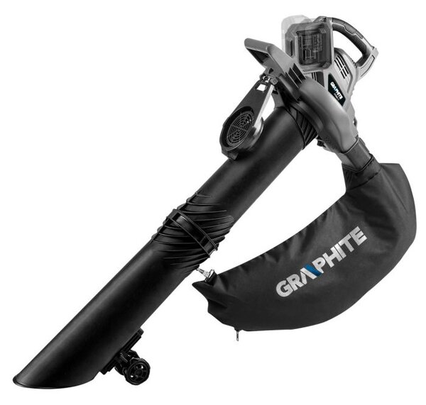 Aspirator de grădină Energy+ 36V Li-lon, 2în1, capacitate sac 35L, fără baterie 58G036 GRAPHITE