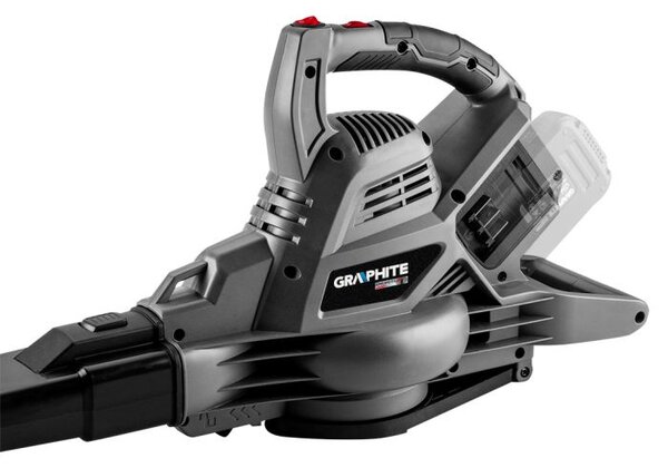 Aspirator de grădină Energy+ 36V Li-lon, 2în1, capacitate sac 35L, fără baterie 58G036 GRAPHITE