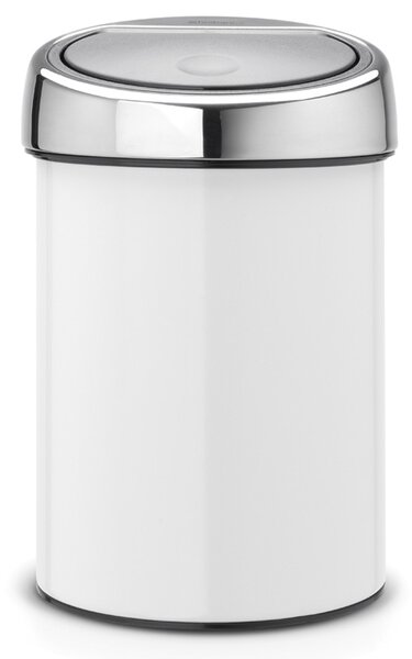 Brabantia Touch Bin cos de gunoi 3 l crom-alb 364488