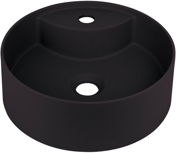 Deante Silia lavoar 36x36 cm rotund de blat negru mat CQS_NU4B