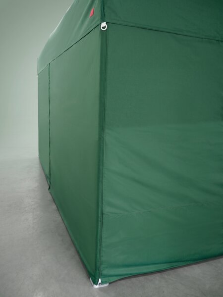 Cort pliabil 5×5 m – aluminiu hexagon profi, Alb