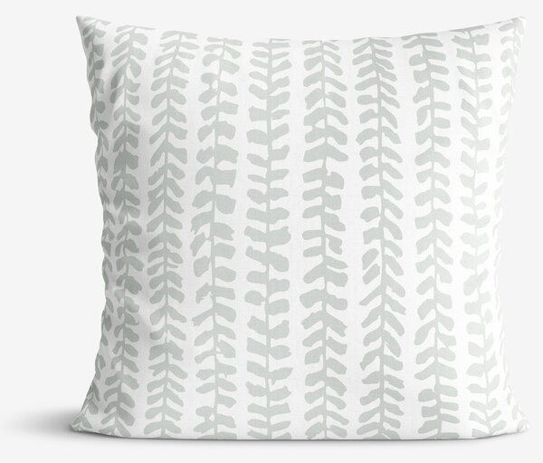 Goldea față de pernă 100% bumbac - frunze scandinave 70 x 80 cm