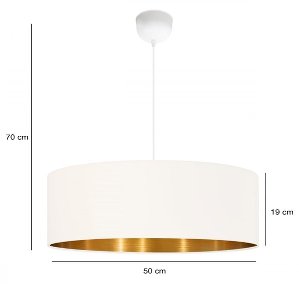 Lustra AYD Crem 52x52x23 cm