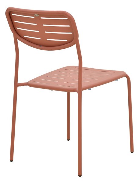 Set 5 masa si scaune gradina, Moraja Deraby, Terracotta, 80x140x72 cm
