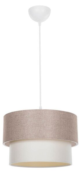 Lustra cu o singura lumina PWL-1194, E27 bej, 30x72 cm