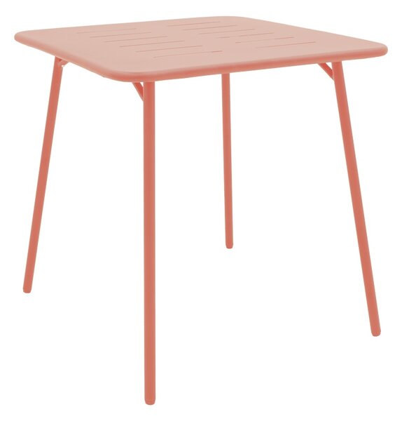 Set 3 bucati masa si scaune gradina V2, Moraja, Terracotta, 70x70x73 cm