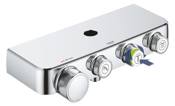 Grohe Euphoria set de duș perete cu termostat cu duș de ploaie StarLight Chrome 26507000