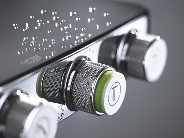 Grohe Euphoria set de duș perete cu termostat cu duș de ploaie StarLight Chrome 26507000