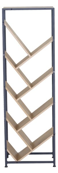Biblioteca, Orunta, Negru, 26.5x40x125 cm