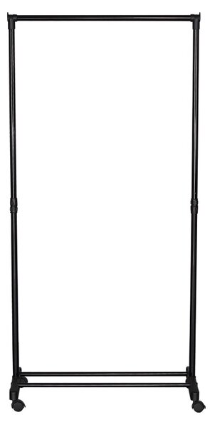 Suport pentru haine, Wizak, Negru, 41.5x74.5x157 cm