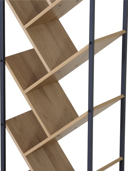 Biblioteca, Orunta, Negru, 26.5x40x150 cm