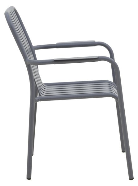 Set 7 bucati masa si scaune gradina, Heven Vista, Antracit, 80x150x72 cm