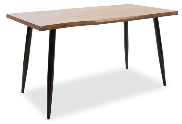 Set 5 bucati masa si scaune dining, Murde/Neve Neve, Bej, 80x140x75 cm