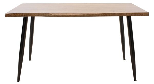 Set 5 bucati masa si scaune dining, Murde/Neve Neve, Bej, 80x140x75 cm