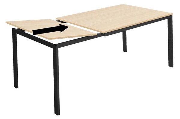 Masa extensibila, Extento, Natural, 74x180x75 cm