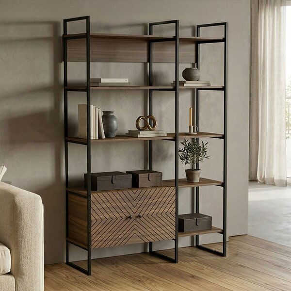 Biblioteca, Rhombo, Nuc, 35x120x180 cm