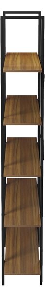 Biblioteca, Varous, Negru, 28x120x180 cm