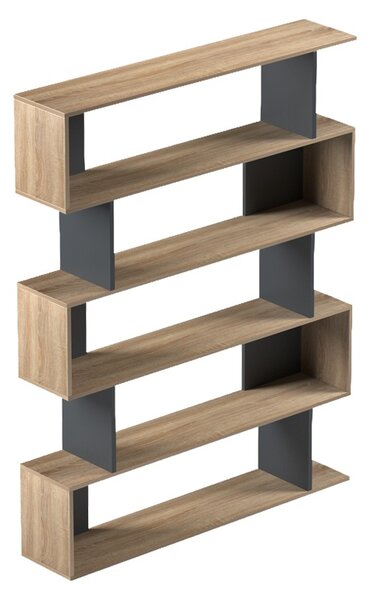 Biblioteca, Tetri, Antracit, 25.4x121.8x158.8 cm