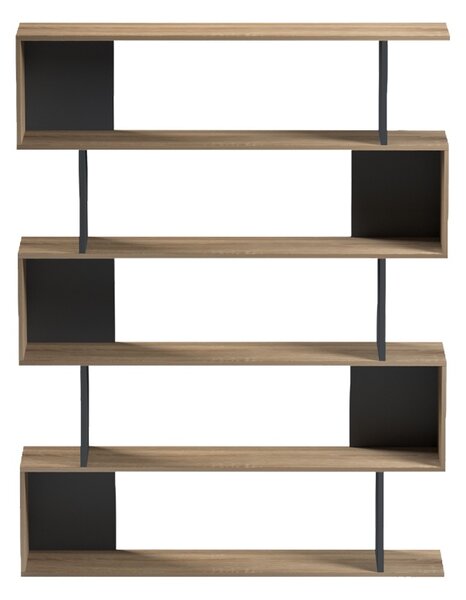 Biblioteca, Tetri, Antracit, 25.4x121.8x158.8 cm