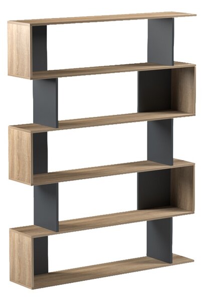 Biblioteca, Tetri, Antracit, 25.4x121.8x158.8 cm