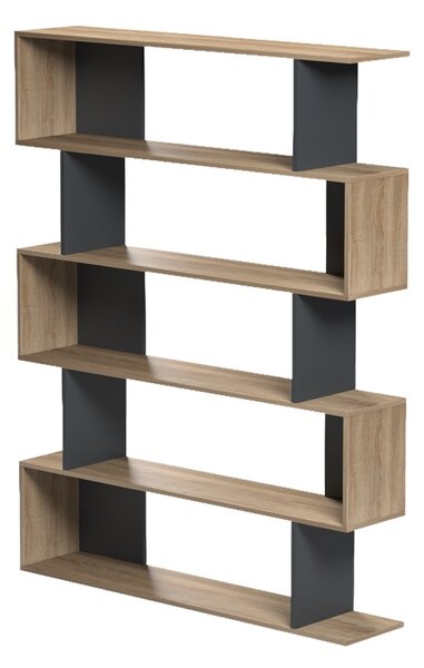 Biblioteca, Tetri, Antracit, 25.4x121.8x158.8 cm