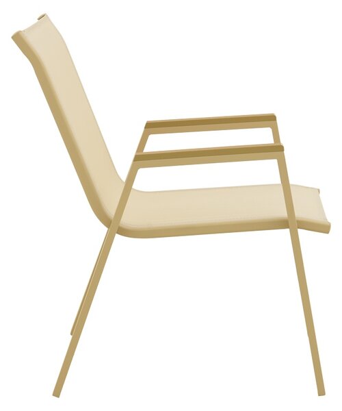 Scaun de gradina Stivuibil, Azelie, Bej, 75x56x88 cm