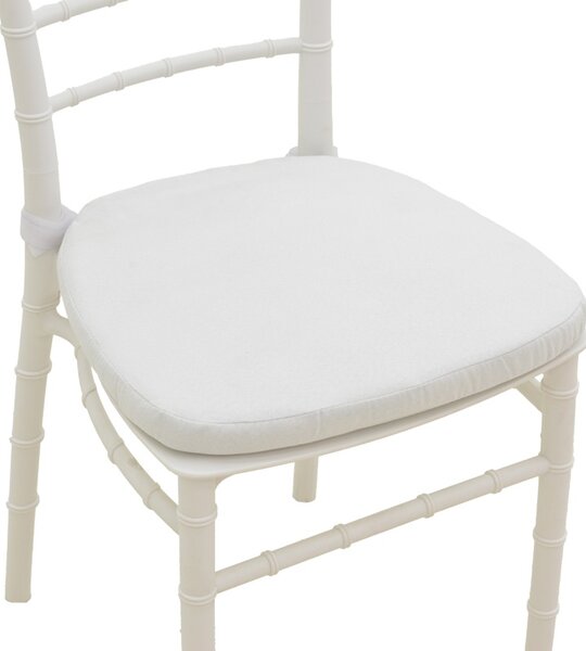 Scaun de gradina, Tiffany I, Alb, 46.5x39.5x87 cm